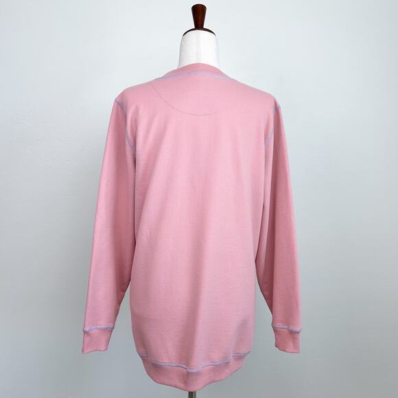 Shania Twain Song Quote Pink Longline Crewneck Sweatshirt - Picture 3 of 5